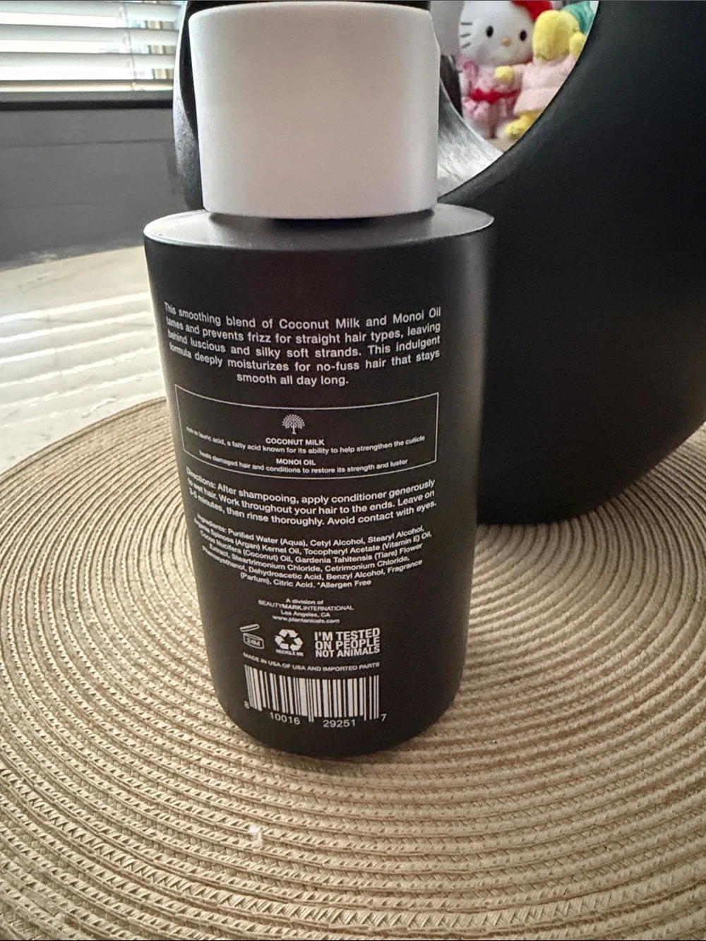 Plantanicals Smoothing Conditioner with Coconut Milk & Monoi oil 15.2 oz